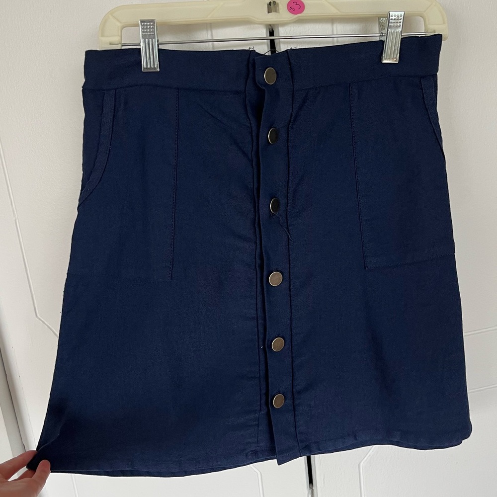Charlotte Russe Blue Skirt